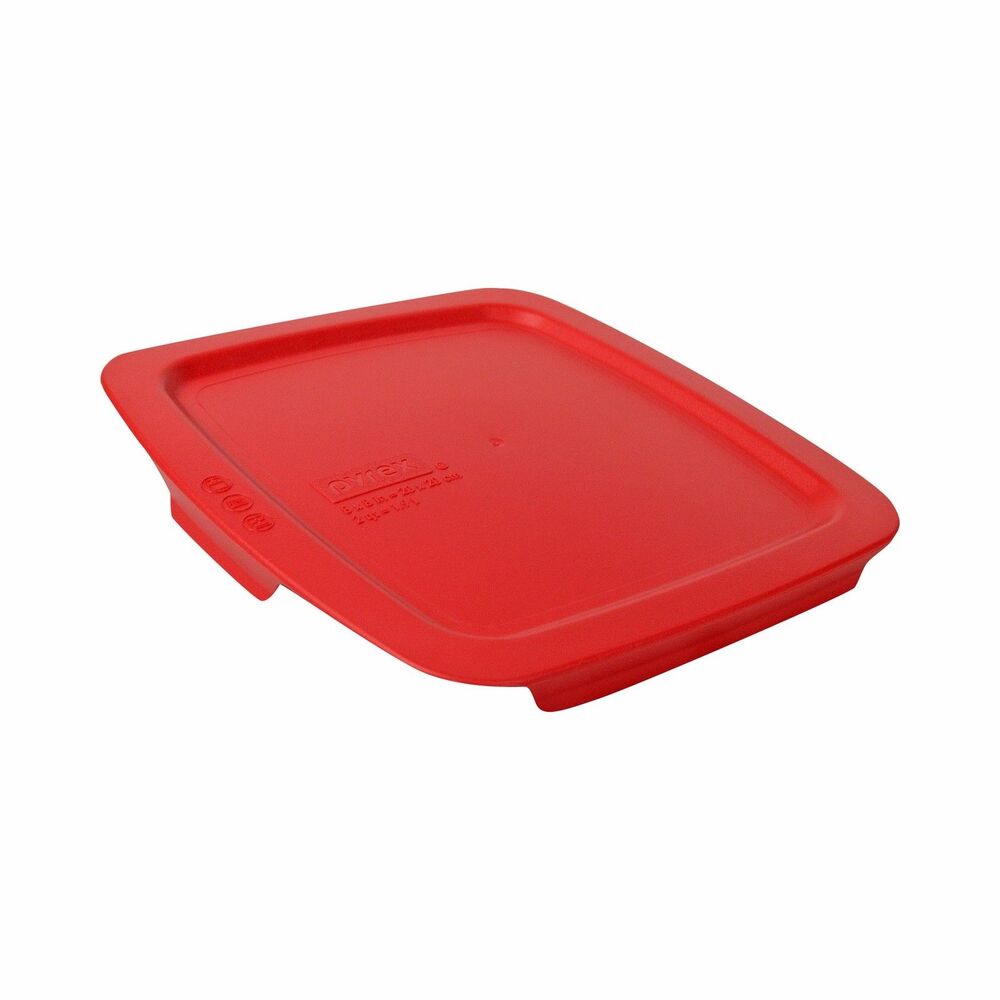 Pyrex Red Rectangular Storage Container Lid